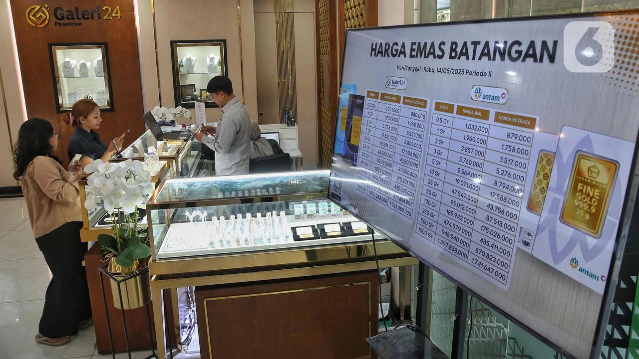 Harga Emas UBS dan Galeri24 Merosot Tajam, UBS Tetap Optimis pada Silver Meski Harga Logam Turun