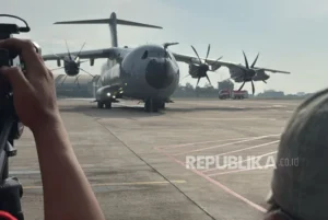Pesawat Airbus A400M Kedua Mendarat di Lanud Halim, TNI AU Siap Manfaatkan Kemampuan Khusus