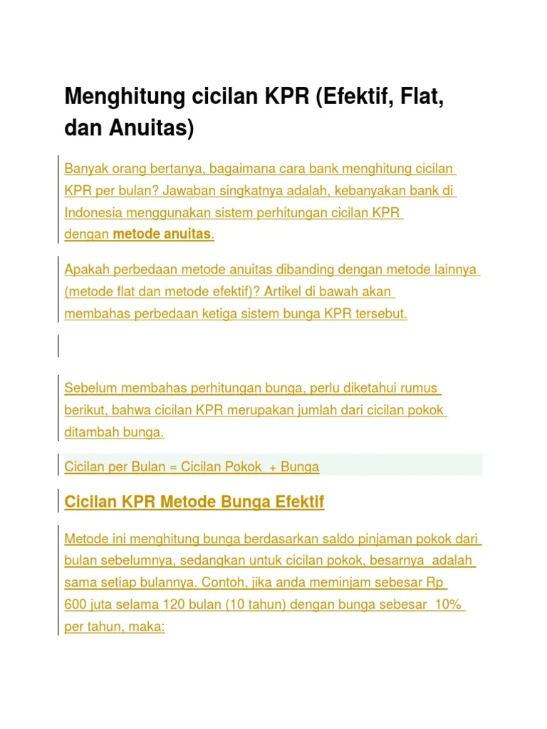 Rahasia Menghitung Cicilan KPR Tanpa Risiko: Panduan Lengkap dan Strategi Pengajuan 2026