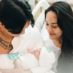 7 Foto Menggemaskan Andrew, Si Bayi Erika Carlina, Pertama Kali Memasuki Set Film Landasan