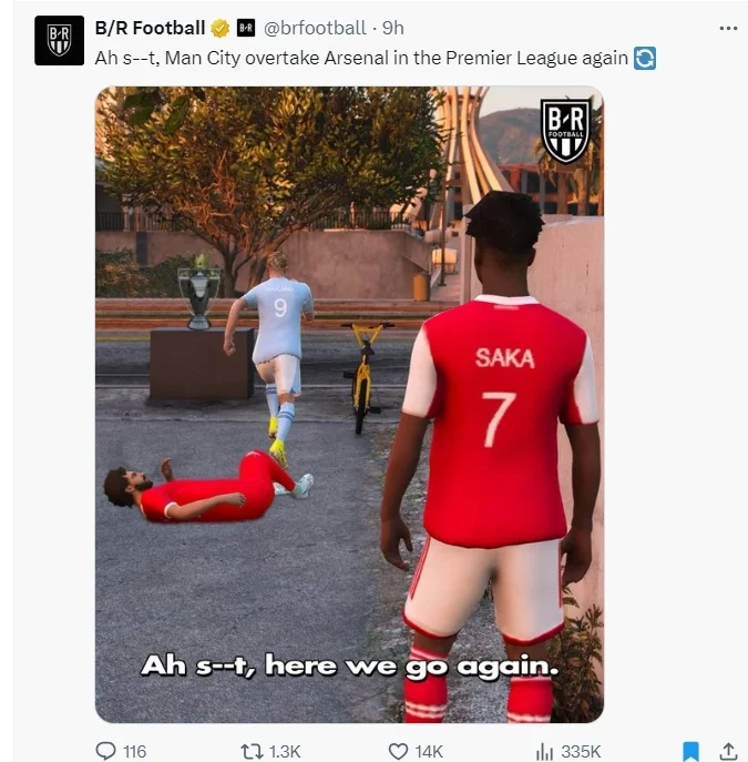 8 Meme Kocak Manchester City Kalahkan Chelsea, Tapi Mengapa Arsenal Jadi Panik?