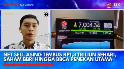 Aksi Net Sell Asing Rp 1,49 Triliun Guncang Pasar, BBRI Jadi Satu-satunya Saham Big Bank yang Menguat