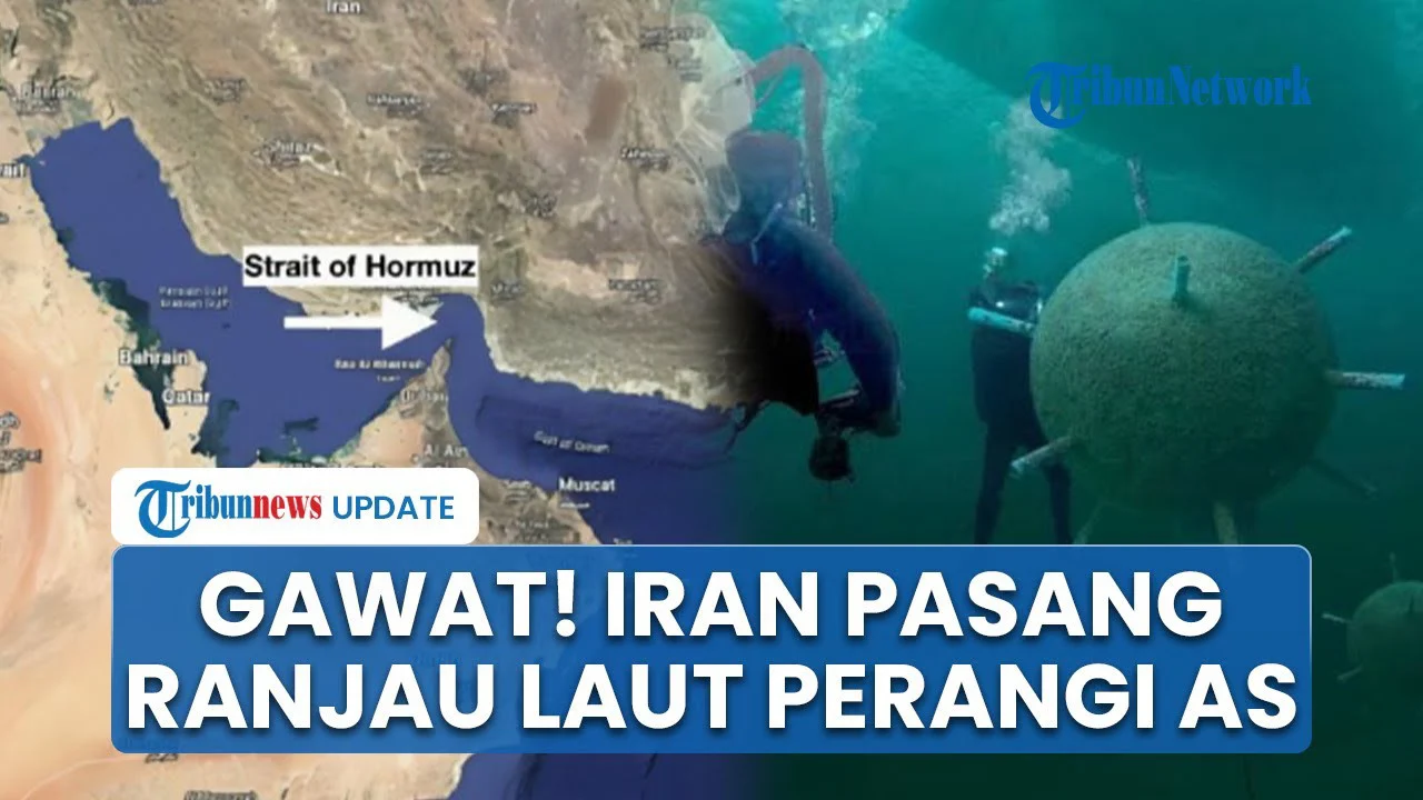 AS Tuduh Iran Pasang Ranjau Baru di Selat Hormuz, Trump Siapkan Blokade dan Serangan Laut