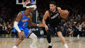 Devin Booker Bentak Wasit, Suns Terpuruk 2-0 vs Thunder: Analisis Kekalahan di Game 2