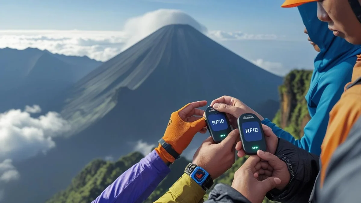 Gelang RFID Buka Jalan Baru di Gunung Sumbing, Pendaki Kini Lebih Aman dan Terorganisir