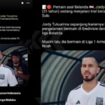 Jordy Tutuarima Ungkap Gaji Tertunda di Persis Solo, Buka Tabir Impian Bermain untuk Timnas