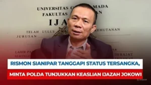 Kontroversi Rismon Sianipar: Digital Forensik, Tuduhan Diploma Jokowi, dan Tindakan Hukum Jusuf Kalla