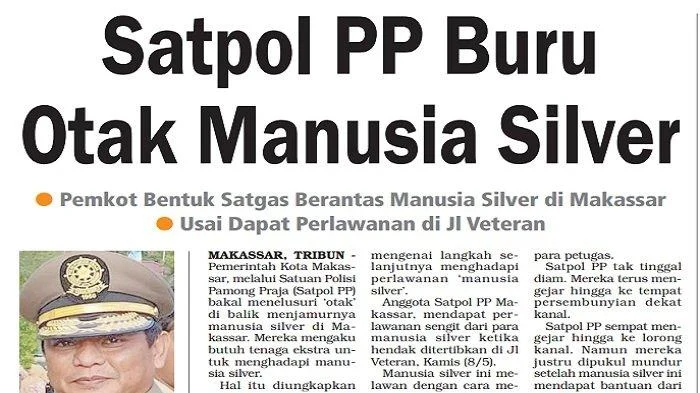 Manusia Silver di Gambir: Dari Memaksa Uang Hingga Ditangkap Satpol PP, Simak Kronologinya!