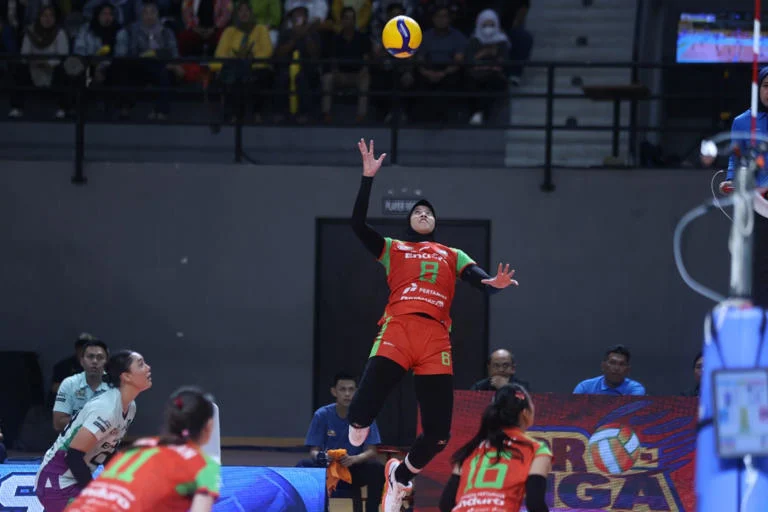 Megawati Bawa Pertamina Enduro Menang Dramatis 3-1 atas Popsivo, Puncaki Klasemen Final Four Proliga 2026