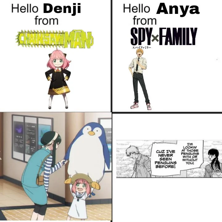 Meme Anya Forger Mendominasi Dunia Anime: Dari Madara Hingga Chainsaw Man, Lihat 8 Kreasi Kocak Ini!