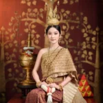 Mengenal Lebih Dekat: 10 Potret Memukau Anwar Sanjaya dalam Chut Thai Berwarna Emas di Wat Pho!