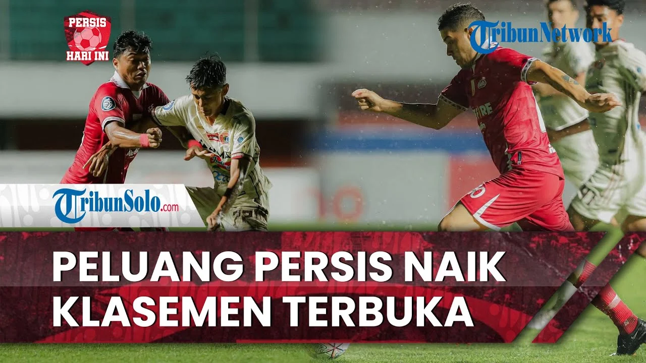 Persija vs Persis Solo: Laskar Sambernyawa Bawa Modal Positif Meski Tertinggal di Catatan Head‑to‑Head