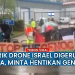Protes Ganas People Against Genocide Geruduk Pabrik Drone Elbit di Leicester, Enam Penjabat Ditangkap