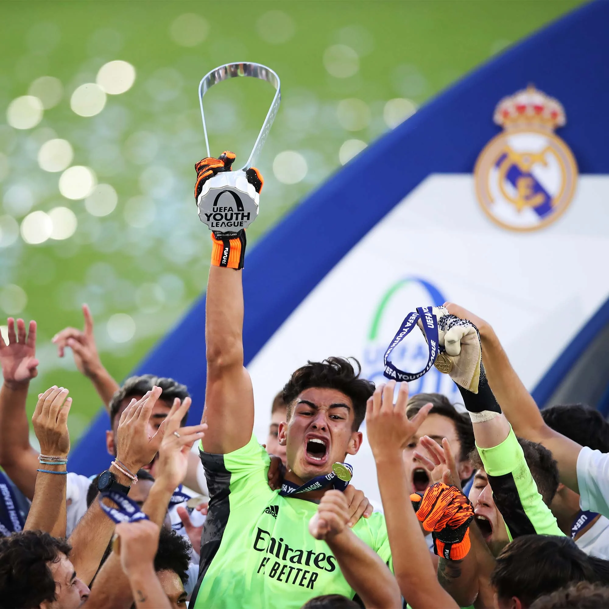 Real Madrid Kembali Genggam Trofi UEFA Youth League setelah Drama Penalties Melawan Club Brugge