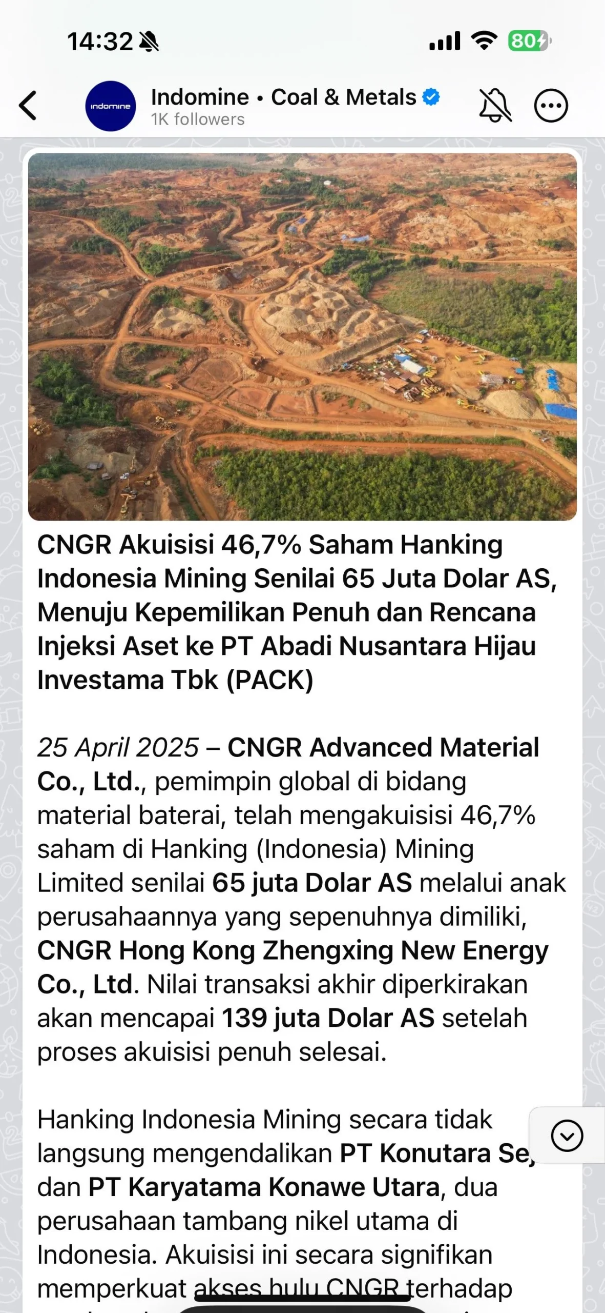 Strategi Hijau PT Abadi Nusantara Hijau Investama Tbk: Dari Tambang Batu Bara ke Energi Berkelanjutan