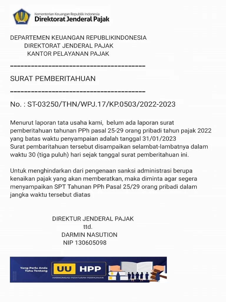 Surat Pemberitahuan Tahunan: Dorongan Digitalisasi dan Upaya Pemerintah Tingkatkan Kepatuhan Pajak