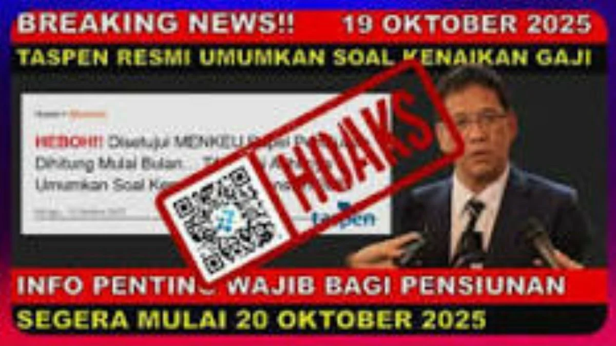 Taspen Buka Suara: Tidak Ada Kenaikan Gaji Pensiunan 2026, Waspadai Hoax dan Jaga Data Pribadi
