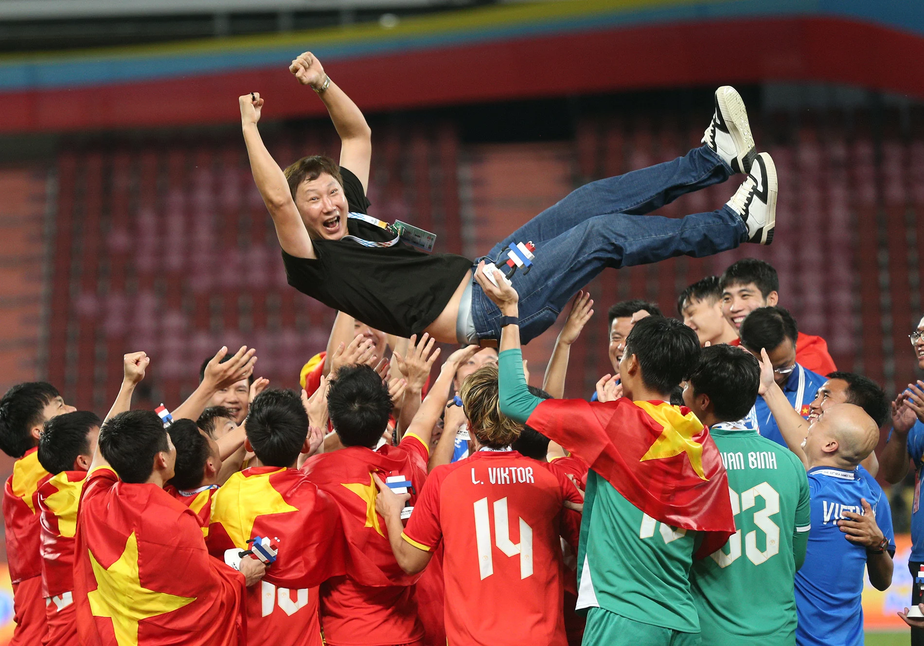 Vietnam Melonjak ke Peringkat 99 Dunia: Reaksi Bangga Pelatih Kim Sang-sik atas Lompatan Terbesar FIFA April 2026