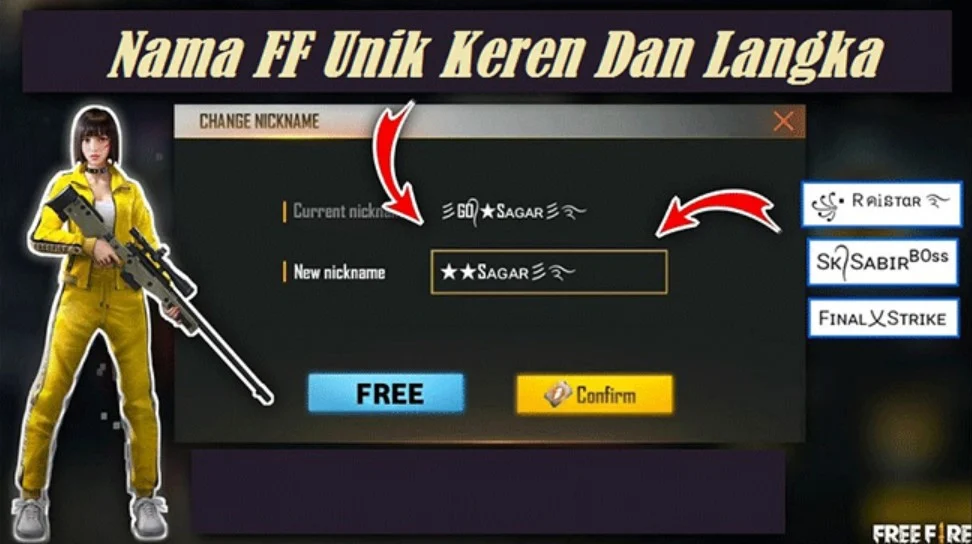 Aplikasi Nama Keren FF & ML Dibahas oleh 5 Content Creator Gaming Indonesia dalam Sepekan