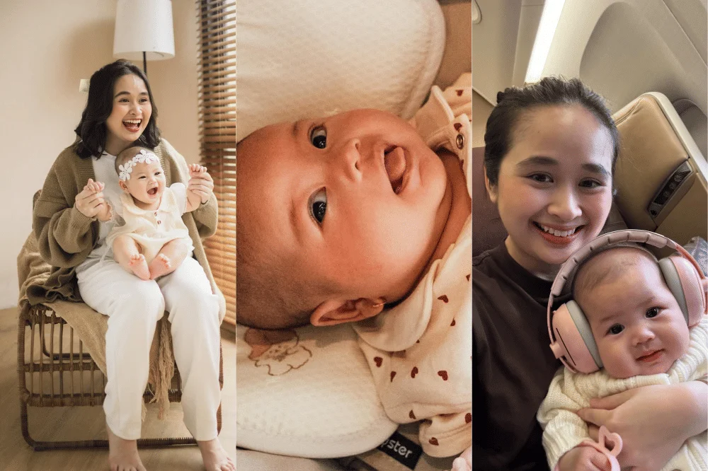 Eksklusif: 7 Foto Menggemaskan Aubrielle, Si Bintang Kecil Lawrence Anzela, Tampil Berbagai Ekspresi