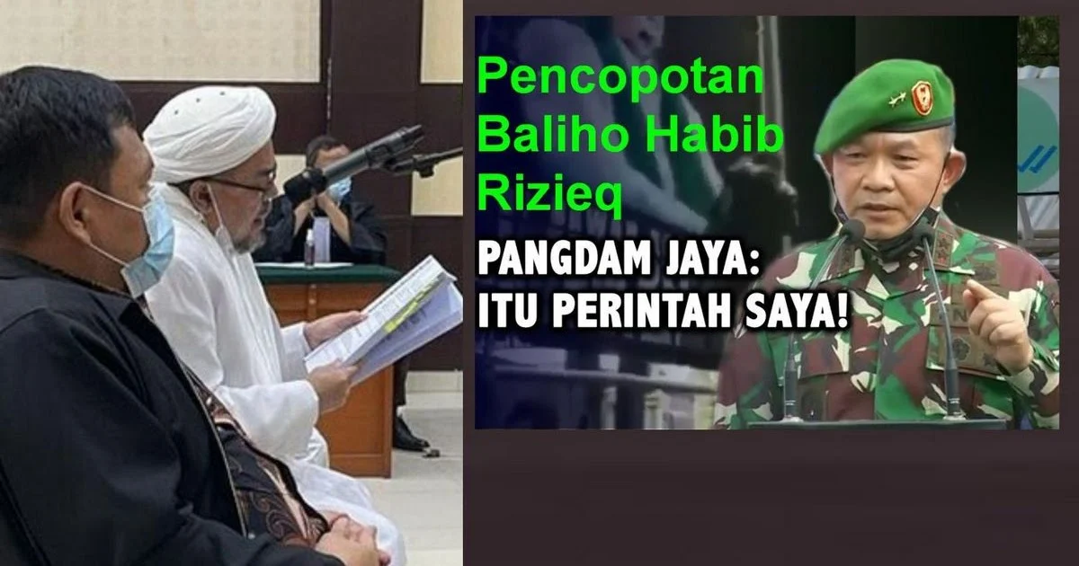 Habib Rizieq Sebut Dudung 'Jenderal Baliho' Soal Yaman, Dudung Balas dengan Tegas: 'Ocehan Tak Perlu Didengar'