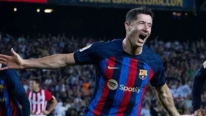 Lewandowski Bikin Barcelona Selangkah Lebih Dekat ke Gelar La Liga dengan Gol Penentu vs Osasuna