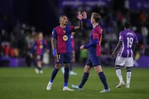 Raphinha Kembali, Barcelona Siap Amankan Gelar La Liga dan Mengejar Rekor 100 Poin
