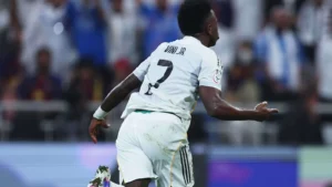 Vinícius Júnior Ganda Gol, Real Madrid Tunda Perayaan Gelar Barcelona