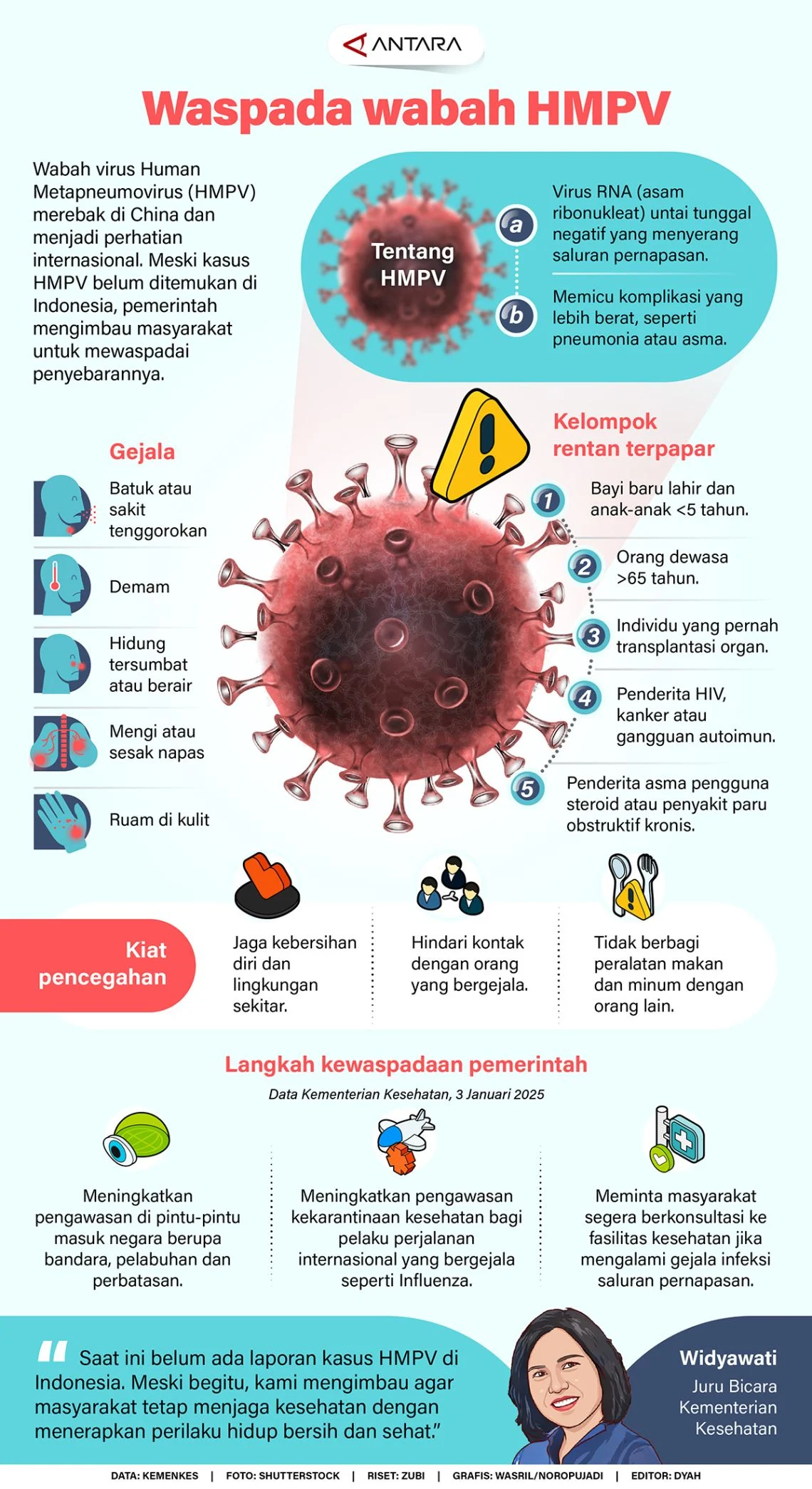 WHO Tegaskan Risiko Hantavirus di Kapal Pesiar Rendah, Publik Diminta Tenang Tanpa Panik