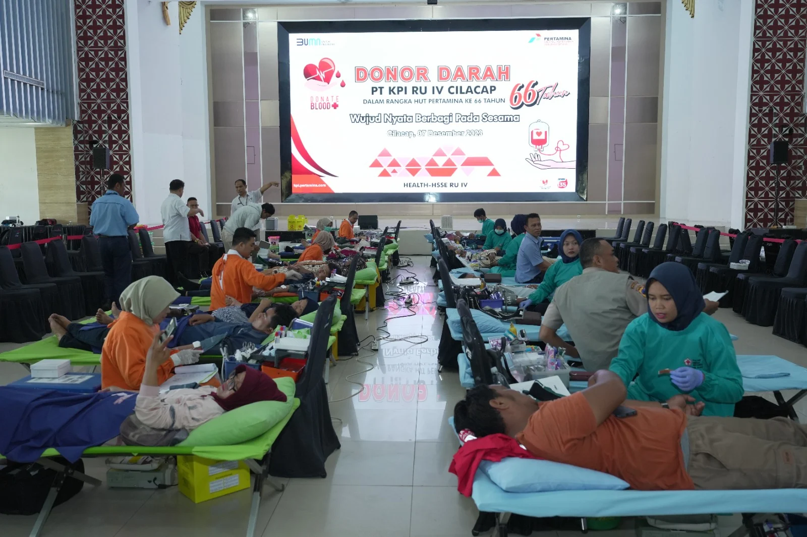 Antusiasme Tinggi, Pekerja BRI Region 6 dan Unit Kerja Supervisi Ikuti Kegiatan Donor Darah
