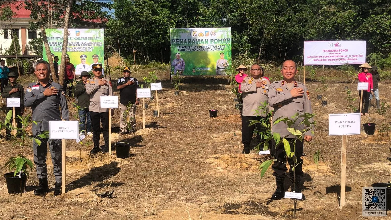 Bupati Tabanan Hadiri Lomba Menembak dan Penanaman Pohon untuk Peringati Hari Bhayangkara ke-80