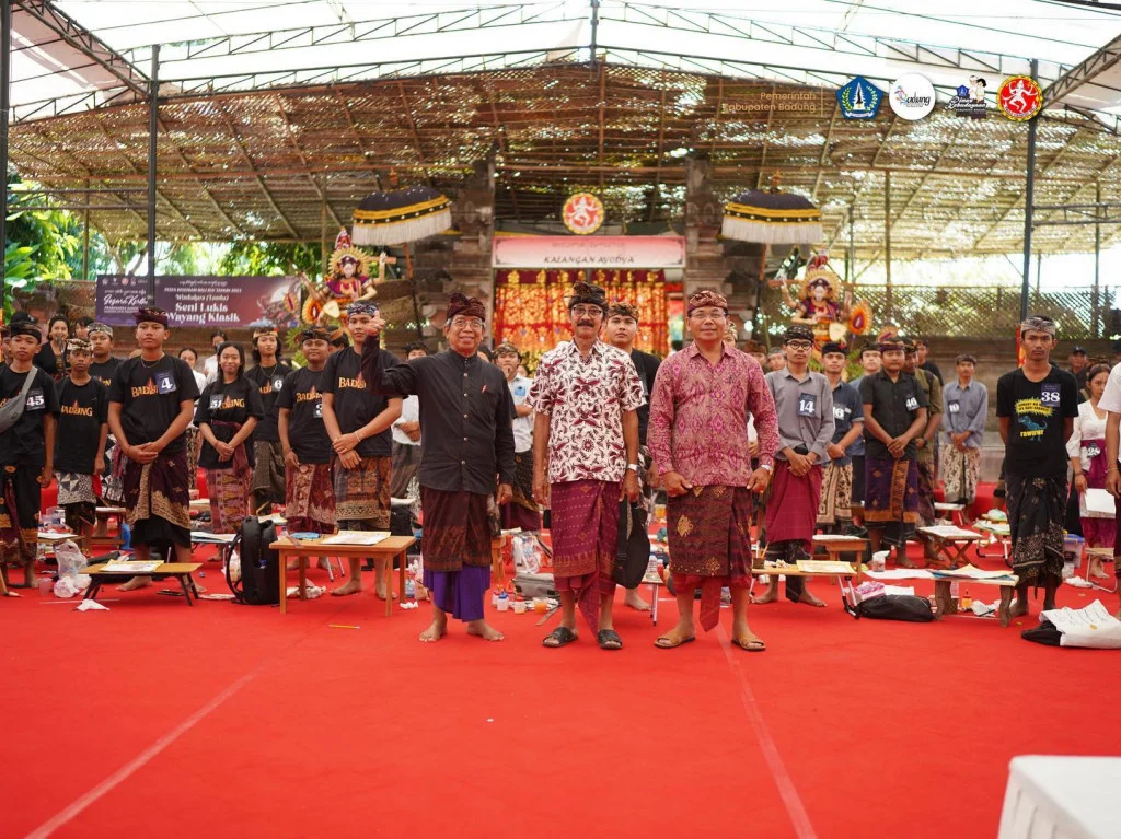 Dua Digembleng Sanggar, Sembilan Peserta Badung Berlaga di Wimbakara Seni Lukis Wayang Klasik Bali PKB Ke-48