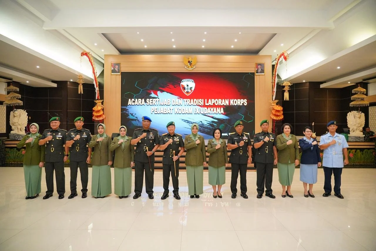 Kodam IX/Udayana Gelar Penyegaran Organisasi Melalui Sertijab Pejabat Satuan