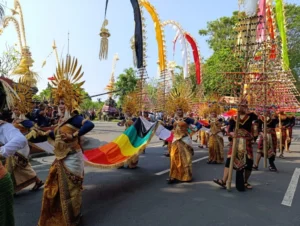Kontingen Klungkung Tampilkan Kemegahan Seni Sakral di Peed Aya PKB XLVIII 2026