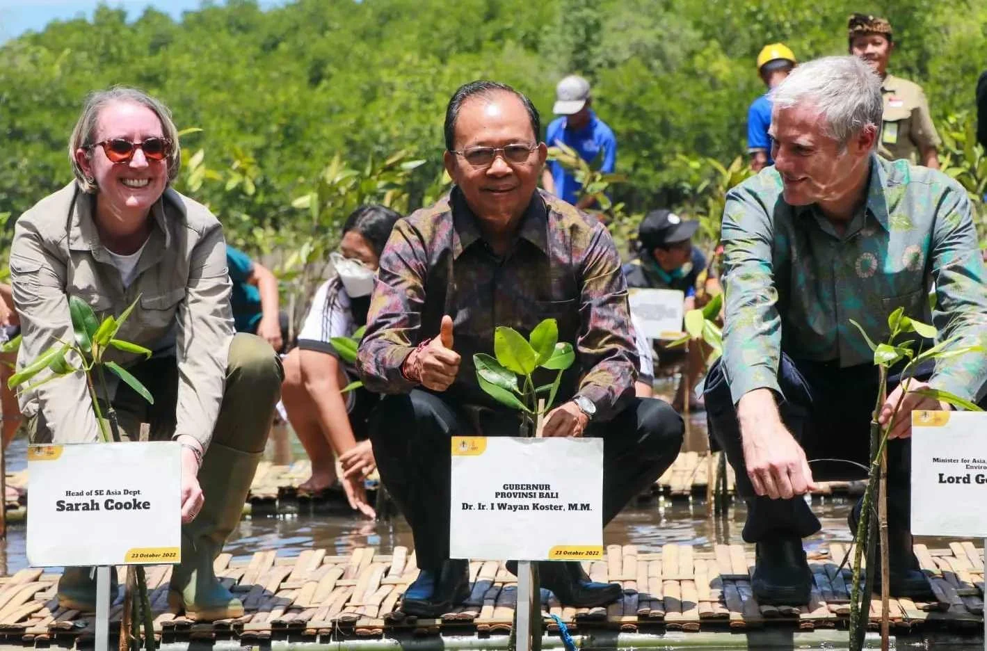 Menteri LH dan Gubernur Koster Pimpin Penanaman Mangrove di Denpasar
