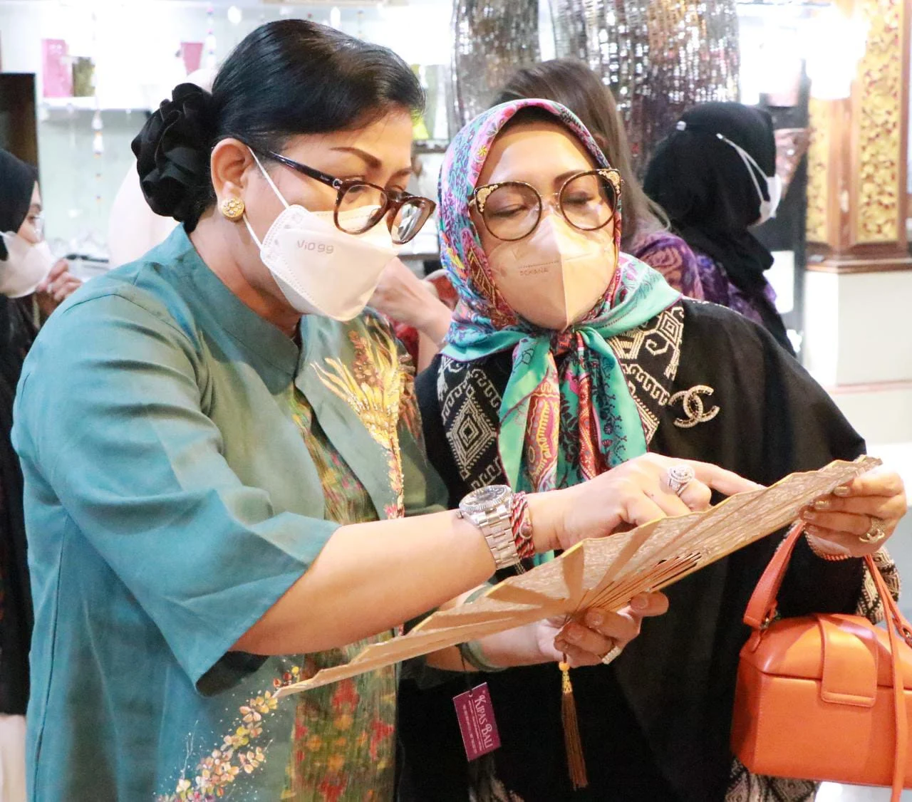 Ny. Putri Koster Terima Kunjungan Istri Wamen Transmigrasi, Perkuat Dukungan Bagi PKB dan UMKM Bali