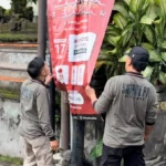 Satpol PP Denpasar Tertibkan 139 Media Promosi yang Terpasang di Fasilitas Umum