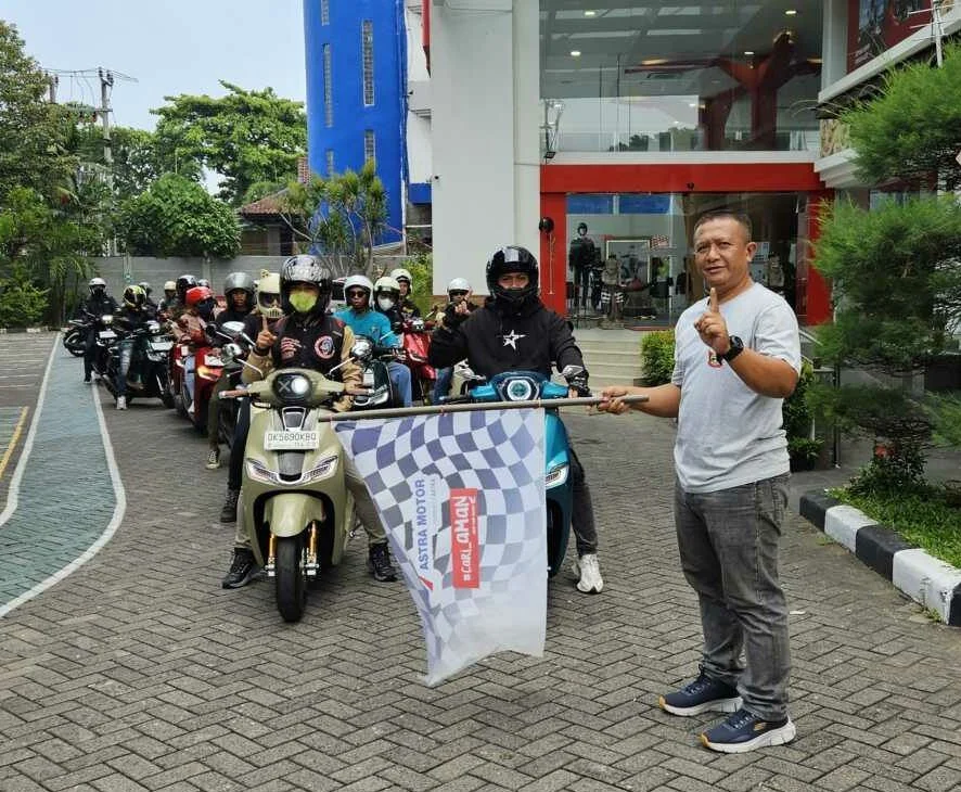 Sundaydrip Meetup Perkuat Soliditas Komunitas Honda Bali