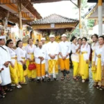Wali Kota Jaya Negara Hadiri Karya Pududusan Agung di Pura Dalem Pengaotan Desa Adat Bekul