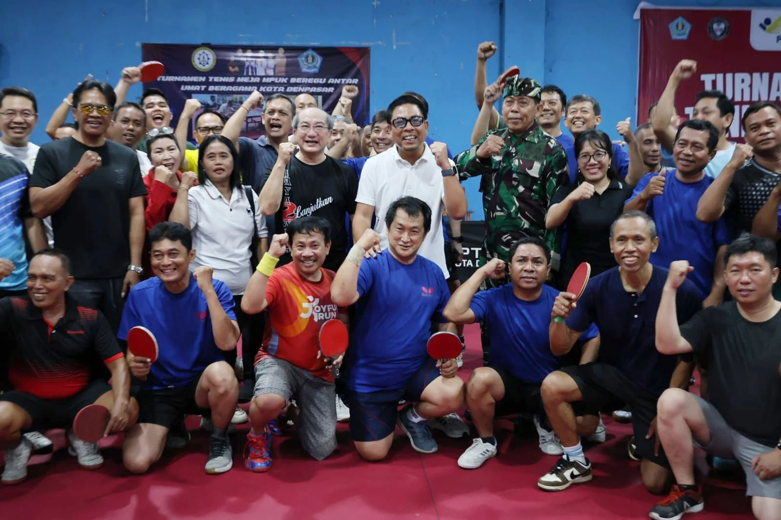 Wawali Arya Wibawa Buka Turnamen Tenis Meja Perbekel Cup IV Desa Padangsambian Kelod